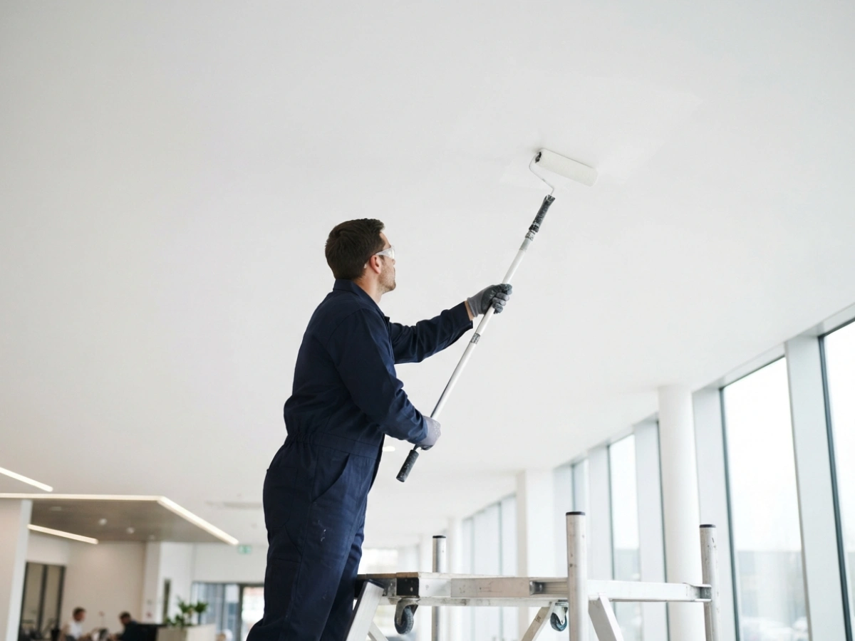 Pintura de gesso e drywall — serviço de pintura da Buzato Engenharia